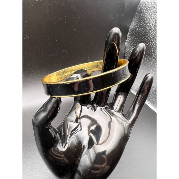 Kate Spade Black Enamel Bangle - Picture 3 of 5